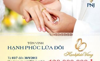 PNJ ra mắt BST trang sức cưới Hạnh Phúc Vàng 2013 - Blog Marry