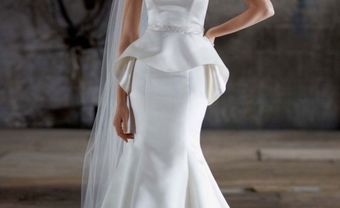 Áo cưới peplum che khuyết điểm - Blog Marry