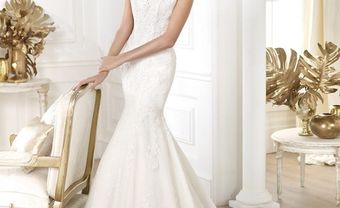 Áo cưới ren trắng của Pronovias Costura 2014 - Blog Marry