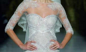 Áo cưới ngắn sang trọng Pronovias 2014 - Blog Marry