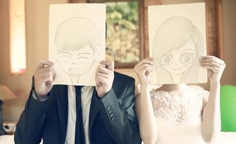 Ảnh cưới đẹp với phong cách vẽ chibi đáng yêu - Blog Marry