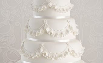 Bánh cưới nhiều tầng màu trắng - Blog Marry