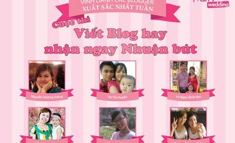 Kết quả tuần 5 (6/10 đến 12/10) chương trình: "Viết Blog hay nhận ngay nhuận bút" - Blog Marry