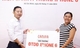 Khách hàng may mắn trúng Iphone 6 từ CANIFA - Blog Marry