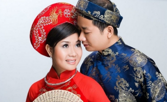 Triết lý Âm Dương trong Áo dài cưới thuần Việt - Blog Marry