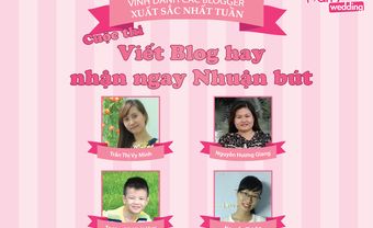 Kết quả tuần 6 (13/10 đến 19/10) chương trình: "Viết Blog hay nhận ngay nhuận bút" - Blog Marry