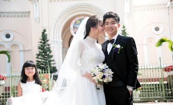 Lễ cưới ấm cúng tại nhà thờ của Nhật Kim Anh - Blog Marry