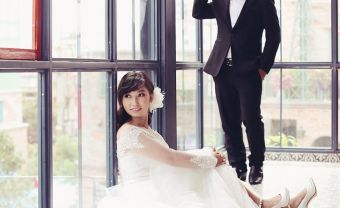 Bí quyết ăn gian chiều cao cho cô dâu thấp - Blog Marry