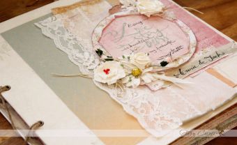 Handmade Guestbook_Annie &amp; Jack ; Sổ ký tên đám cưới dành cho Annie &amp; Jack - Blog Marry