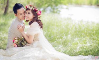 Váy cưới ngắn ngọt ngào cho cô dâu mùa Thu - Blog Marry