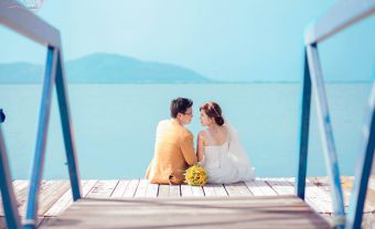 Mẫu áo cưới màu pastel đẹp dịu dàng cho cô dâu - Blog Marry