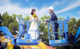 Cặp đôi "oan gia ngõ hẹp" và bộ ảnh cưới đẹp "có một không hai" - Blog Marry