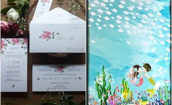 Tiệc cưới ấn tượng hơn với sổ ký tên và thiệp cưới độc đáo - Blog Marry