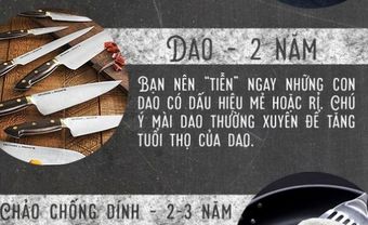 Hạn sử dụng của dụng cụ nhà bếp mà chị em nên nhớ  - Blog Marry