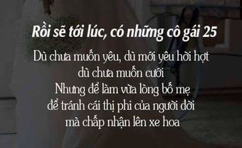 TUỔI 25 VÀ ÁM ẢNH LẤY CHỒNG... - Blog Marry