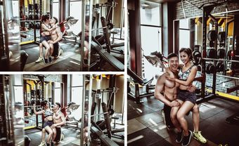 Độc đáo với bộ ảnh cưới chụp tại phòng Gym tại Đà Nẵng - Blog Marry