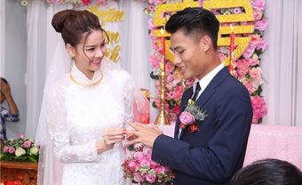 Kỳ Hân xinh đẹp trong lễ ăn hỏi cùng Mạc Hồng Quân - Blog Marry