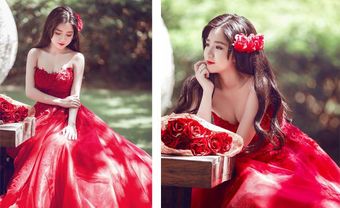 10 kiểu tóc xõa cài hoa đẹp tự nhiên cho tiệc cưới mùa Thu - Blog Marry