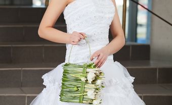 Cách điệu bó hoa cầm tay cô dâu, Bó hoa cầm tay cô dâu đẹp - Blog Marry