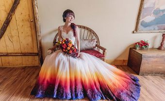 Những bộ váy cưới ombre tuyệt đẹp dành cho các cô dâu phá cách - Blog Marry