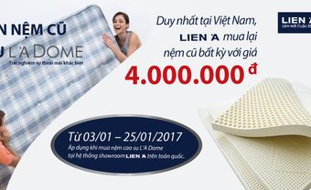 Tận hưởng ưu đãi đến 4.000.000 đồng với chương trình “Bán nệm cũ tậu L’A Dome” - Blog Marry