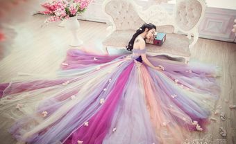 VÁY CƯỚI MÀU TÍM ĐẸP LÃNG MẠN CHO CÔ DÂU VIỆT - Blog Marry