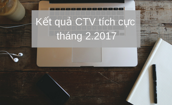 Kết quả cộng tác viên tích cực tháng 2.2017 - Blog Marry