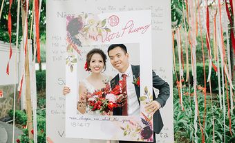 Đám cưới vườn tông đỏ Burgundy của cặp doanh nhân Hà thành - Blog Marry