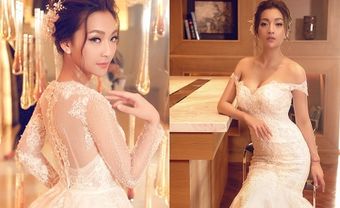 Gợi ý váy cưới đính ren tinh xảo cho tân nương - Blog Marry