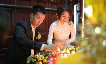 Lễ hằng thuận với 300 bông hoa sen 'xách tay' của đôi doanh nhân Hà thành - Blog Marry