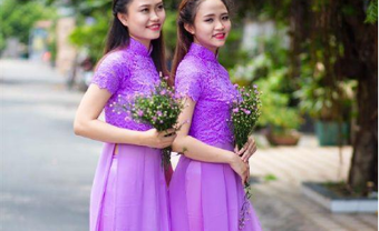 Dịu dàng cùng áo dài bưng quả - Blog Marry