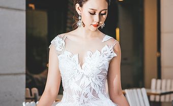 Gợi ý váy cưới đính ren thủ công tinh xảo cho tân nương - Blog Marry