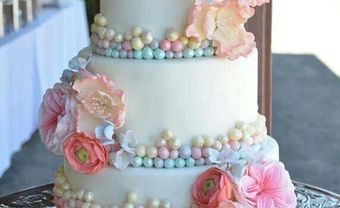 Ngọt ngào bánh cưới pastel - Blog Marry