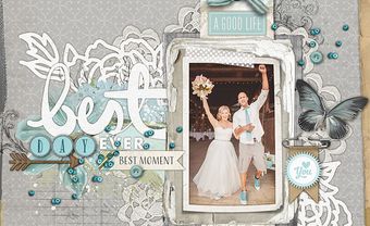 Cách sử dụng Scrapbook để lưu giữ hình cưới - Blog Marry