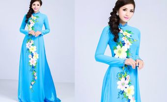 Áo Dài Cưới Màu Xanh Ngọc Đẹp Thanh Thoát Cho Cô Dâu - Blog Marry