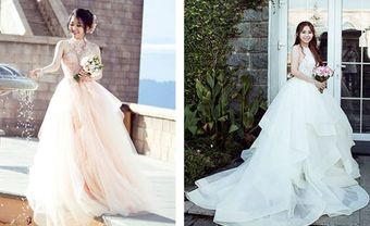 Gợi Ý Váy Cưới Cho Cô Dâu Gầy - Váy Cổ Yếm - Blog Marry