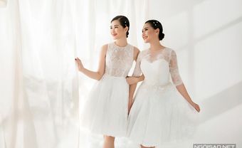 Mạc Anh Thư, Kiều Oanh khoe dáng cùng váy cưới lộng lẫy - Blog Marry