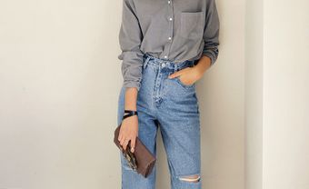 Các chị em đừng mãi trung thành với quần jeans ôm nữa, thời trang hơn đi nào! - Blog Marry