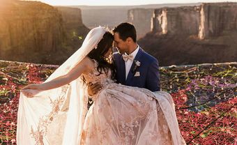 Thót tim với cặp đôi "giăng mạng nhện" làm đám cưới ở độ cao 122m - Blog Marry