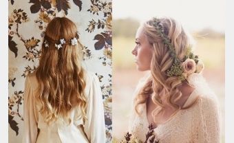 4 kiểu tóc cô dâu không quá cầu kỳ mà lãng mạn - Blog Marry