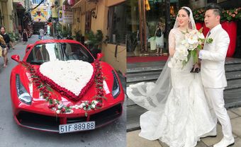 Ca sĩ Lâm Vũ rước dâu bằng siêu xe Ferrari 15 tỉ đồng - Blog Marry