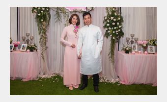 Kim Nhã BB&amp;BG chọn hồng pastel cho lễ ăn hỏi với chú rể Thái Lan - Blog Marry