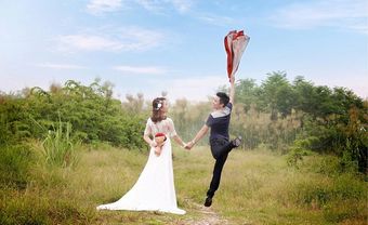 Cách tạo dáng chụp ảnh cưới đẹp khi chú rể thấp - Blog Marry