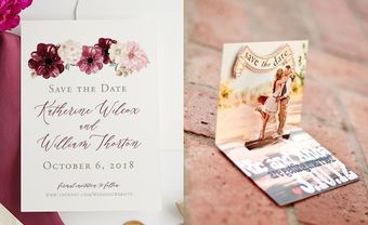 Thiệp save the date giống hay khác thiệp mời cưới? - Blog Marry