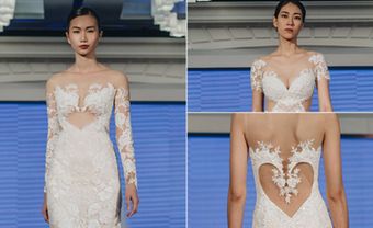 Váy cưới tối giản lấy cảm hứng từ hình trái tim - Blog Marry