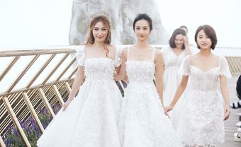 Dàn diễn viên 'Tháng năm rực rỡ' diện váy cưới catwalk trên đỉnh Bà Nà - Blog Marry