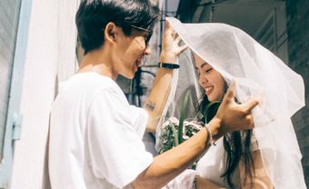 Bộ ảnh cưới 8 triệu đồng 'chất như phim Hong Kong' - Blog Marry