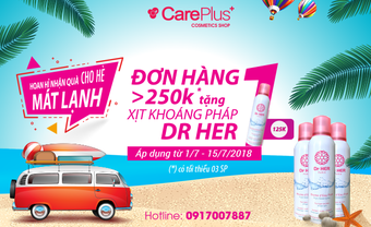 "Hoan hỉ nhận quà, cho Hè mát lạnh" tại CarePlus Cosmetics Shop - Blog Marry