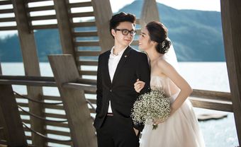 Ảnh cưới lãng mạn của Á hậu Tú Anh và hôn phu kém một tuổi - Blog Marry