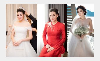 Váy, áo dài cưới 'đẹp từng centimet' của Á hậu Tú Anh - Blog Marry